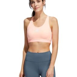 Adidas Light Flash Orange Non Wired Training Sports Bra-image-23