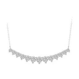 Sparkles Lab Grown Diamond 14k (585) White Gold Necklace for Women-picture-31