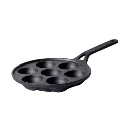 Meyer Black Pre Seasoned Cast Iron Appam Pan - 20cm-image-16
