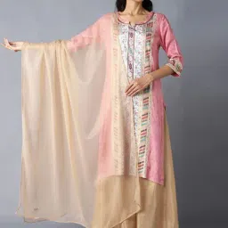 Aurelia Beige Printed Dupatta-55