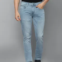 Louis Philippe Jeans Light Blue Slim Fit Lightly Washed Jeans-image-20