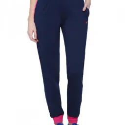 Dyca Navy & Fuchsia Mid Rise Joggers-17