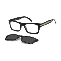 DAVID BECKHAM Black Rectangular Sunglasses for Men With Changeable Lens-image-38