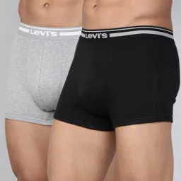 Levi's Multi Cotton Regular Fit Trunks - Pack Of 2-image-82