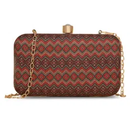 ZOUK Multicolor Printed Small Clutch-20
