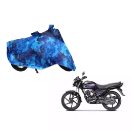 Auto Pearl Waterproof Two Wheeler Cover For Honda Dream Neo (Blue)-image-12
