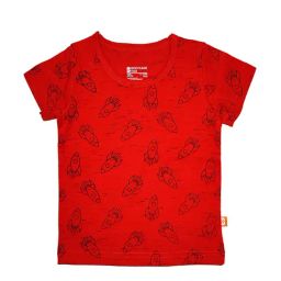 Bodycare Kids Red Printed T-Shirt-image-117