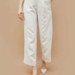 Code By Lifestyle Off White Regular Fit Trousers-image-17