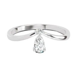 Sparkles Lab Grown Diamond 14k (585) White Gold Ring for Women-picture-29