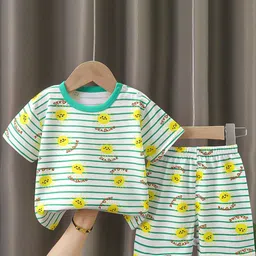 StyleCast x Revolte Boys Printed Short Sleeves Pure Cotton T-shirt With Shorts-image-98