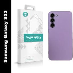 Sprig TPU Matte Back Cover for SAMSUNG Galaxy S23 5G (Purple)-image-87