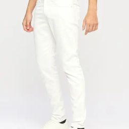 Pepe Jeans White Cotton Skinny Fit Jeans-image-65