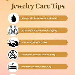 Fida Gold-Plated Stone Studded Teardrop Shaped Stud Earrings image 3