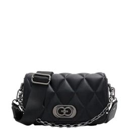 Aldo Black Striped Small Sling Handbag-picture-17