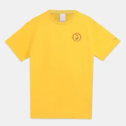 Puma Boys Yellow Sizzle Cotton Printed T-shirts-image-17