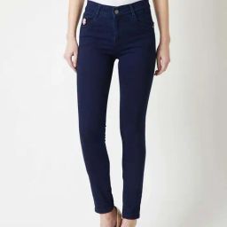 Miss Chase Navy Blue Skinny Fit Mid Rise Clean Look Regular Length Stretchable Denim Jeans-image-88