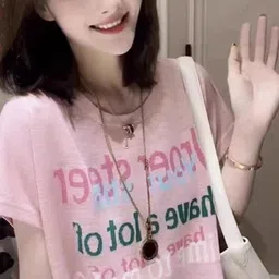KPOP Women Typography Printed Top-image-90