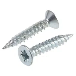 RS PRO Pozidriv Countersunk Steel Wood Screw Bright Zinc Plated, No. 8 Thread, 1in Length (Pack of 250)-image-23