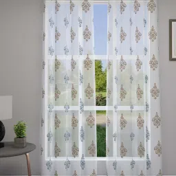 GM Multicolor Polyester Curtain - Set of 2 image 1