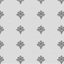 GM White & Black Polyester Curtain - Set of 2 image 4