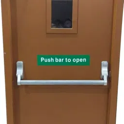DOOR BASE Aluminum Satin Finish Point Panic Bar DB1000 image 3