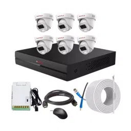 CP PLUS CCTV Combo Kit 2.4 MP Full Colour HD Audio Indoor & Outdoor with 8 Channel DVR, 6 Dome Camera, 8 Channel SMPS, 70 m Copper Cable & Connectors-image-88