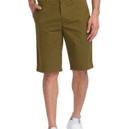 ColorPlus Green Contemporary Fit Shorts-image-63