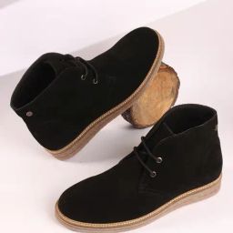 Carlton London Men's Black Chukka Boots-image-12