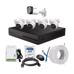 CP PLUS CCTV Combo Kit 2.4 MP Full HD Audio Indoor & Outdoor with 8 Channel DVR 1 Bullet, 4 Dome Camera, 8 Channel SMPS, 70 m Cable 2 TB HDD & Connectors-image-68
