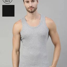 Dixcy Scott Originals Multicolor Regular Fit Vests-Pack of 2-image-96