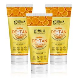Globus Naturals De-Tan Face Scrub - Pack of 3-image-89