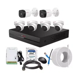 CP PLUS CCTV Combo Kit 2.4 MP Indoor & Outdoor with 8 Channel DVR, 4 Dome 2 Bullet Camera, 8 Channel SMPS, 70 m Cable, 1TB HDD & Connectors-image-99