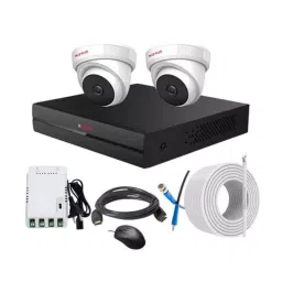 CP PLUS CCTV Combo Kit 2.4 MP Indoor & Outdoor with 4 Channel DVR, 2 Dome Camera, 4 Channel SMPS, 70 m Copper Cable & Connectors-image-31