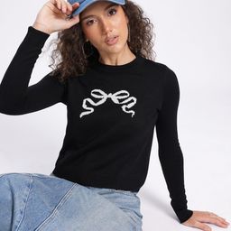 glitchez Bow Syndrome Conversational Sweater-image-15
