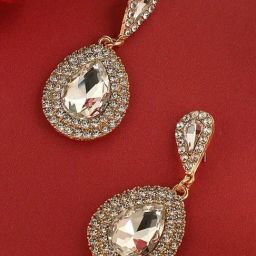 Sohi Dramatic Chandelier Dangler Earrings-25
