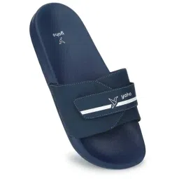 Yoho Men's Royal Blue Slides image 5