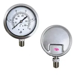 Japsin Instrumentation Glycerin Filled Economical Pressure Gauge 0 to 25 Bar Range 100 mm (4 inch) Dial Size, JIPL-EPG-100MM-B4-picture-7