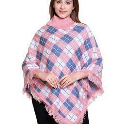 DISCOVERYLINE Women Checked Poncho-image-129