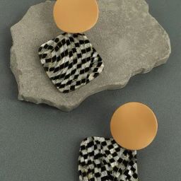 Sohi Artistic Drop Dangler Earrings-17