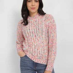 Allen Solly Multicolor Self Design Sweater-10