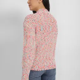 Allen Solly Multicolor Self Design Sweater image 2