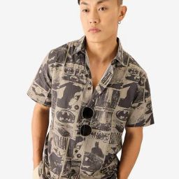 The Souled Store Brown Regular Fit Printed Shirt-picture-7