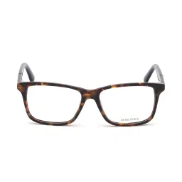Diesel Brown Rectangular Eye Frames for Men image 1
