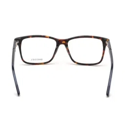 Diesel Brown Rectangular Eye Frames for Men image 5