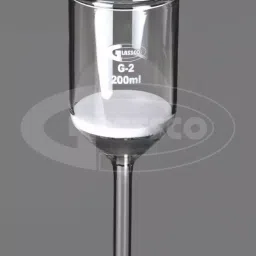 Glassco 80ml Porosity 5 Buchner Funnel with Sintered Disc 256G0502-18