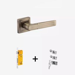 Dorset Zovi ML ZOV OR Combo Lock Sets with Knob and Key Cylinder (60 mm) -PT Finish-picture-1