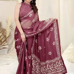 ROOP SUNDARI SAREES Batik Pure Chiffon Saree-picture-18