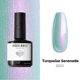 Modelones Soak Off UV & LED Long Lasting Gel Nail Polish - 15 ml- Turquoise Serenade 2255-53