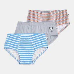 You Got Plan B Boys Pack Of 3 Printed Pure Cotton Mid-RiseBasicBriefs UBL-Vibe: 1-2-image-66