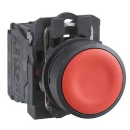 Schneider Electric, XB5AA42N, Harmony XB5, Red Push button, 22mm, spring return, 1NC image 1